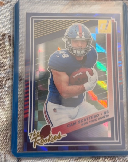 2025 Donruss The Rookies #19 Cam Skattebo — front