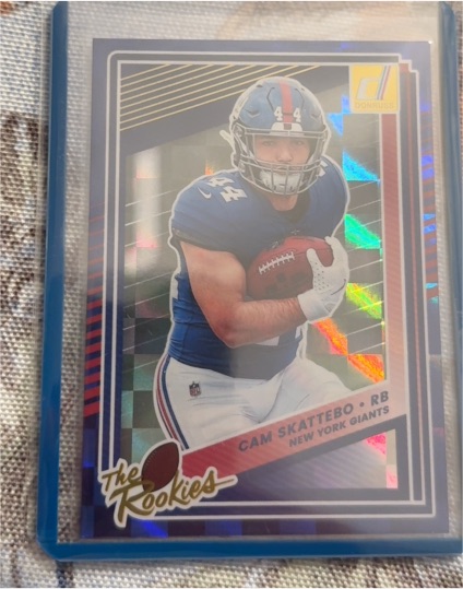 2025 Donruss The Rookies #19 Cam Skattebo — front