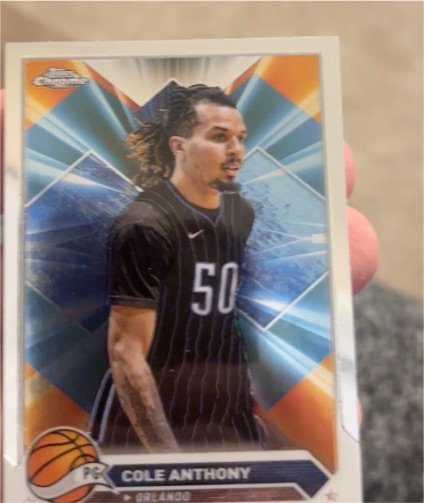 2023-24 Topps Chrome #62 Cole Anthony — front