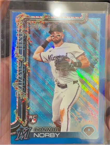 2025 Topps Holiday #H72 Connor Norby — front