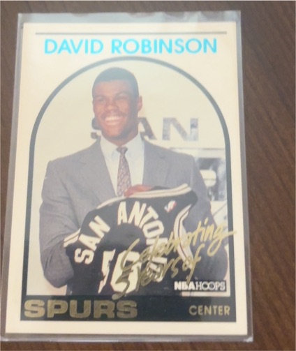 1993-94 Skybox NBA Hoops Celebrating 5 Years #DR1 David Robinson — front