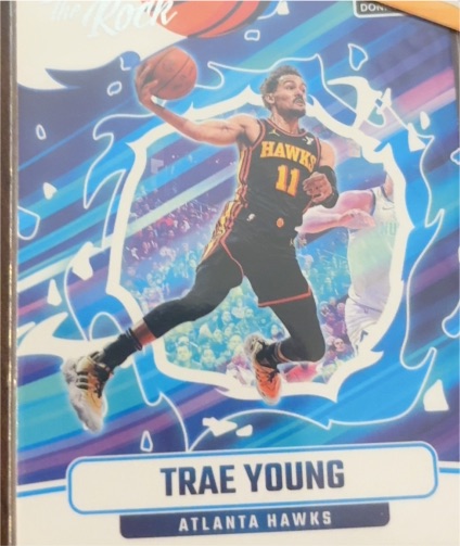 2024-25 Panini Donruss #9 Pass the Rock Trae Young — front