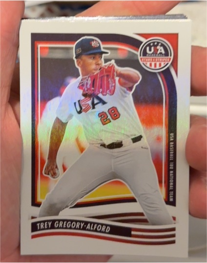 2024 Panini USA Stars & Stripes #3 Trey Gregory-Alford — front