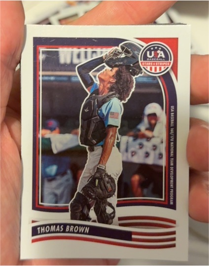 2024 Panini USA Stars & Stripes #185 Thomas Brown — front