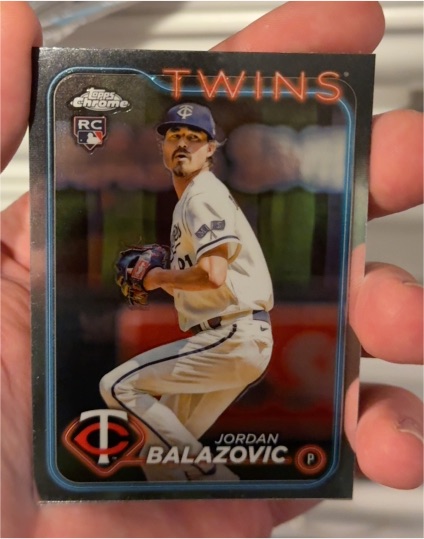 2024 Topps Chrome #198 Jordan Balazovic — front