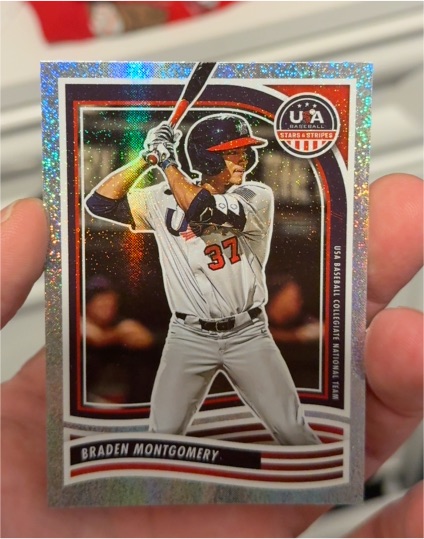 2024 Panini USA Stars & Stripes #33 Braden Montgomery — front