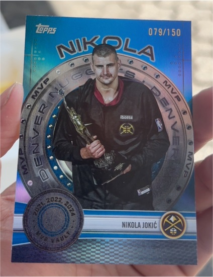2025-26 Topps MVP Vault #MVP-1 Nikola Jokic — front