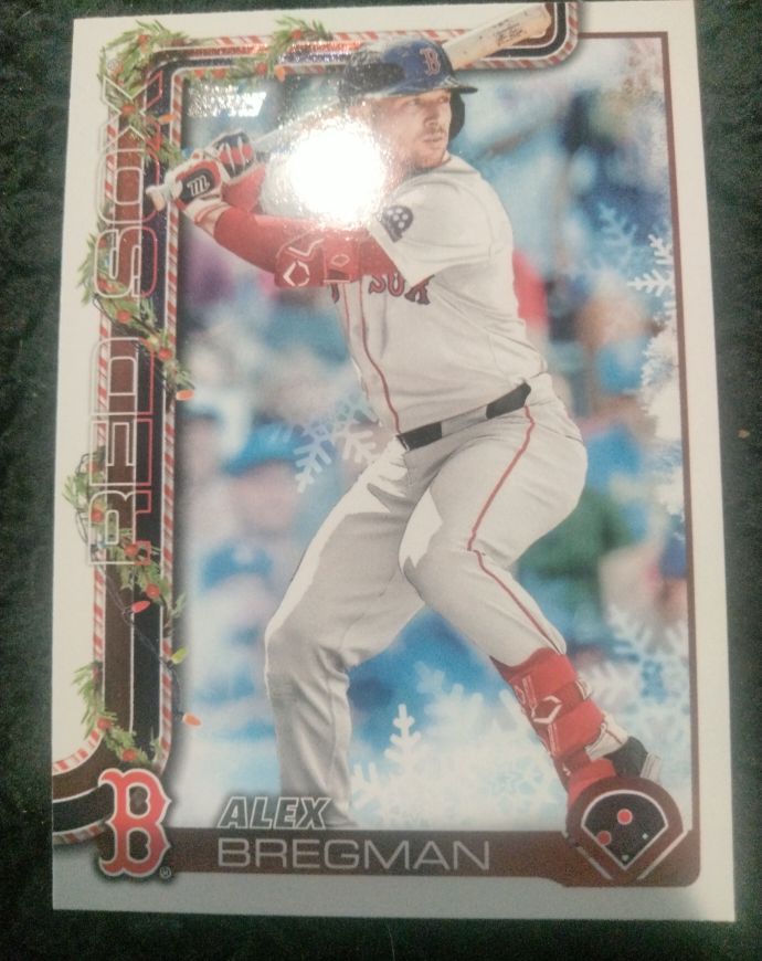 2025 Topps Holiday #H154 Alex Bregman — front
