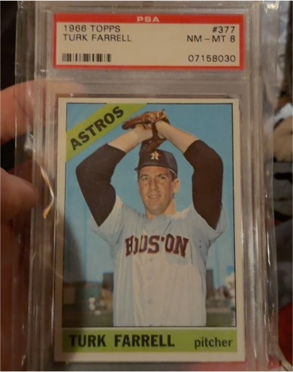 1966 Topps #377 Turk Farrell — front