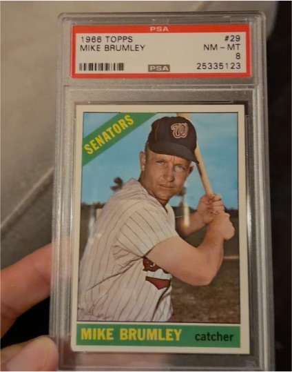 1966 Topps #29 Mike Brumley — front