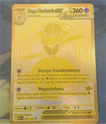 2025 Pokémon Mega Gardevoir ex #187 — front