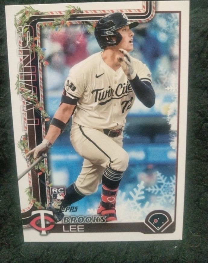 2025 Topps Holiday #H13 Brooks Lee — front