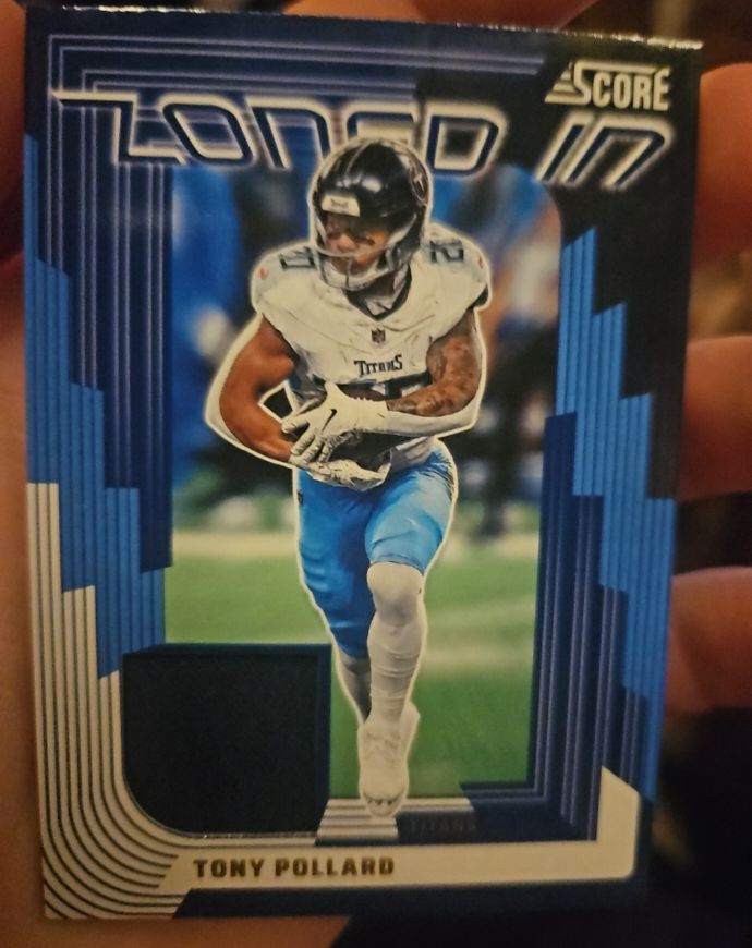 2025 Panini Score Zoned In #ZON-TPD Tony Pollard — front