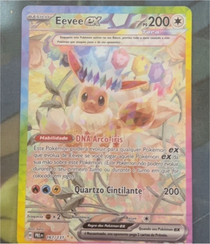 2025 Pokémon TCG Prismatic Evolutions #167 Eevee ex — front