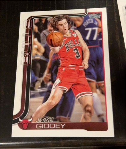 2025-26 Topps #35 Josh Giddey — front