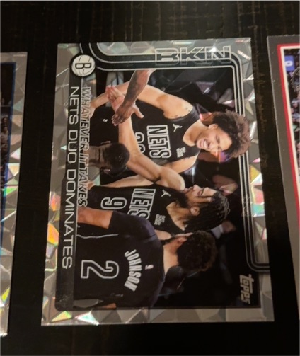 2025-26 Topps #273 Whatever It Takes: Nets Duo Dominates — front