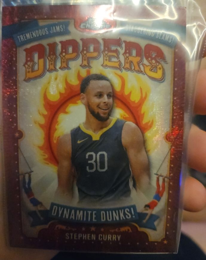 2024-25 Topps Chrome #D-10 Stephen Curry Dippers — front