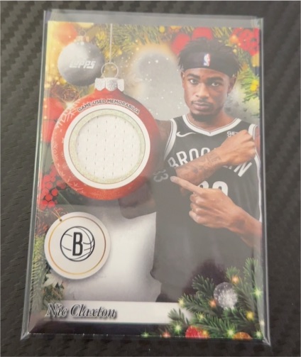 2025 Topps Holiday #PR-NC Nic Claxton — front