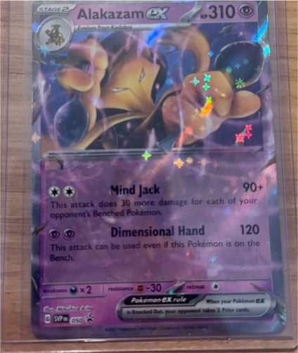 2024 Pokémon Scarlet & Violet Promo #050 Alakazam ex — front