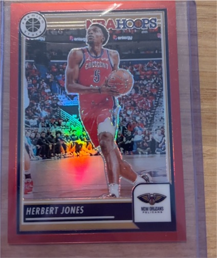 2023-24 Panini NBA Hoops Premium Stock #197 Herbert Jones — front