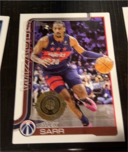2025-26 Topps Basketball #96 Alex Sarr — front