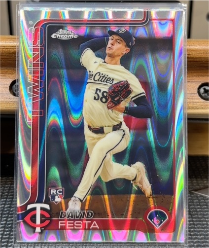 2025 Topps Chrome #156 David Festa — front
