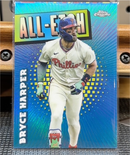 2025 Topps Chrome #CAE-7 Bryce Harper All-Etch — front