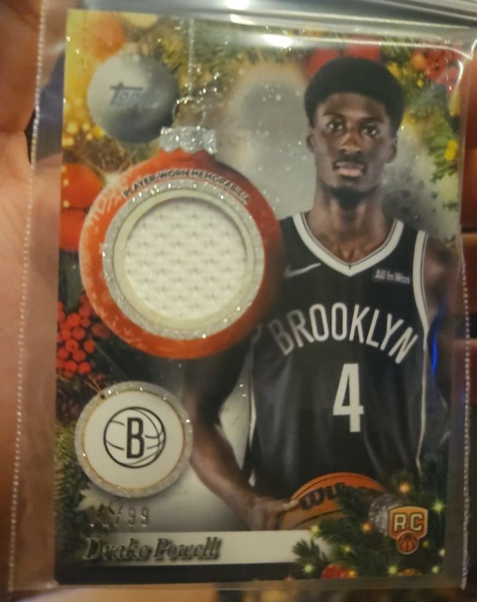2025-26 Topps Holiday #PR-DP Duke Powell — front