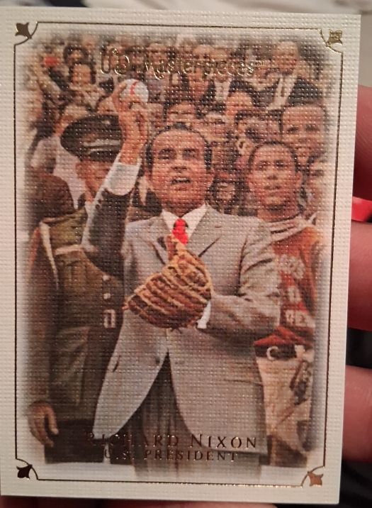 2007 Upper Deck Masterpieces #75 Richard Nixon — front