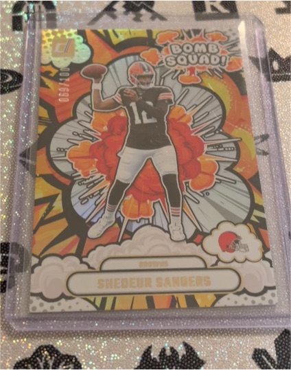 2025 Panini Donruss Bomb Squad #BS-SSS Shedeur Sanders — front