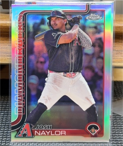 2025 Topps Chrome #15 Josh Naylor — front