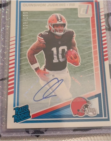 2025 Panini Donruss #330 Quinshon Judkins — front