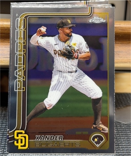 2025 Topps Chrome #229 Xander Bogaerts — front