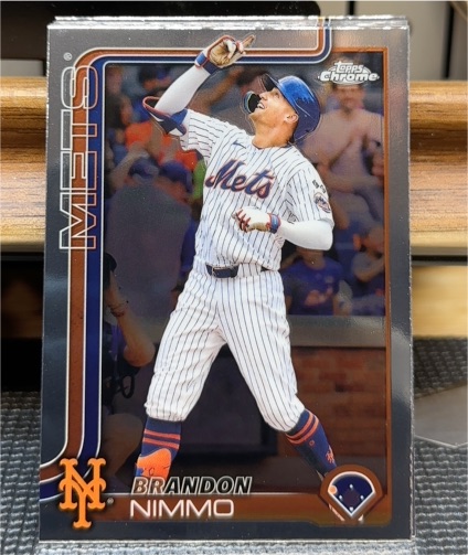2025 Topps Chrome #280 Brandon Nimmo — front