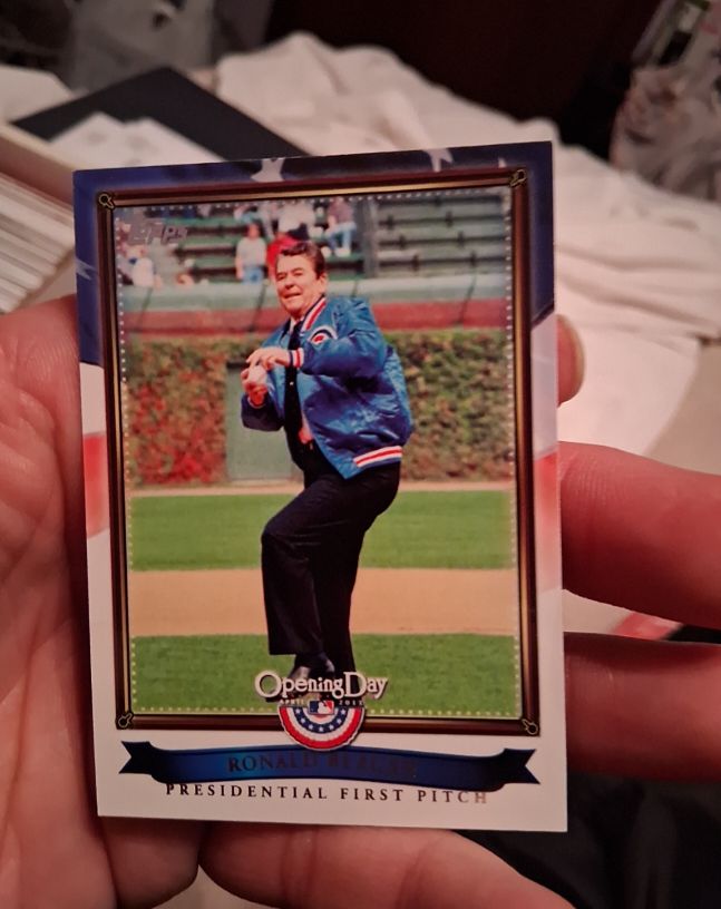 2011 Topps Opening Day #PFP-4 Ronald Reagan — front