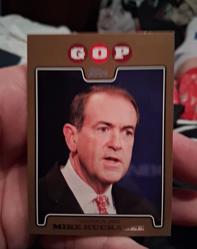 2008 Topps Campaign 2008 #C08-MH Mike Huckabee — front