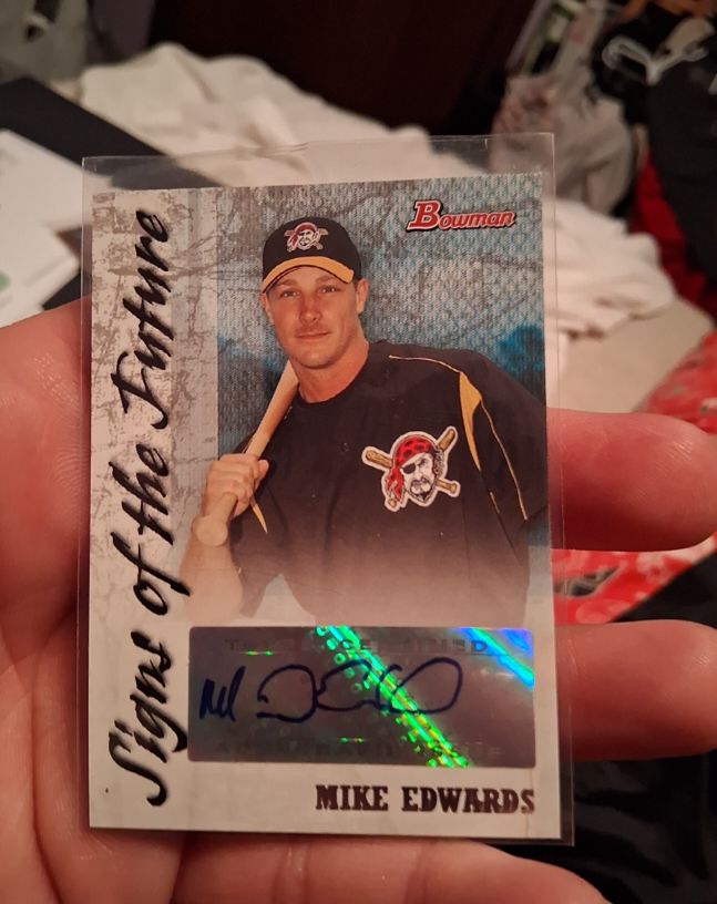 2007 Bowman Signs of the Future #SOF-ME Mike Edwards — front