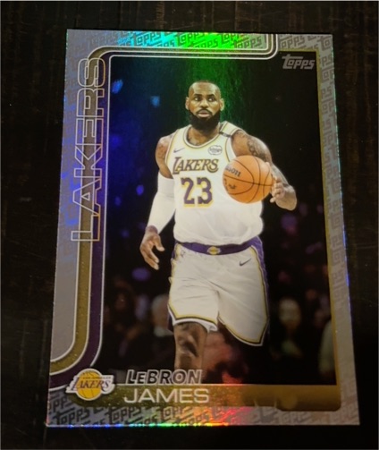 2025-26 Topps #150 LeBron James — front