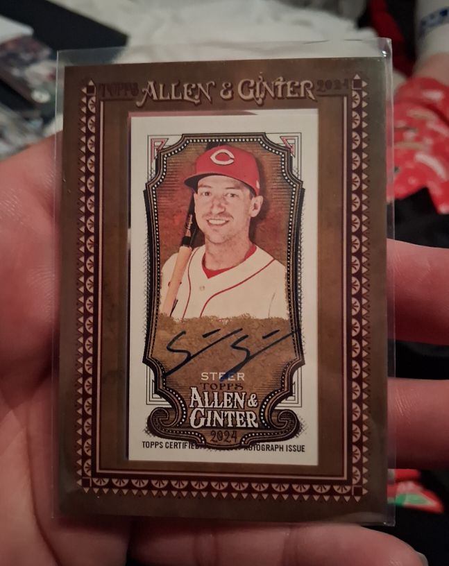 2024 Topps Allen & Ginter #MA-SS Spencer Steer — front