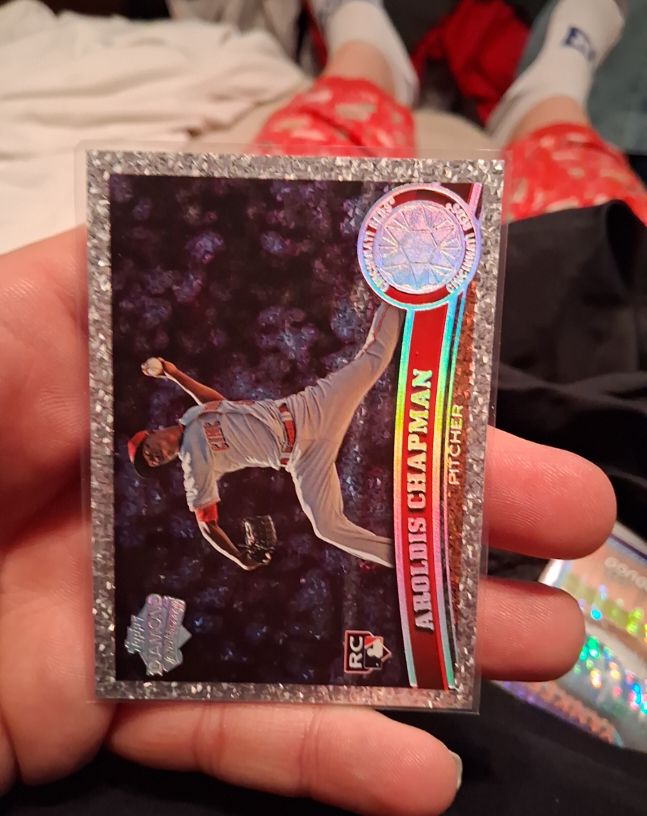 2011 Topps Diamond Anniversary Aroldis Chapman #DA-AC — front