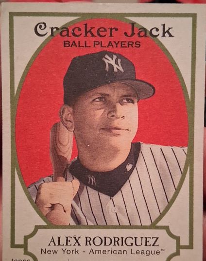 2005 Topps Cracker Jack #3 Alex Rodriguez — front