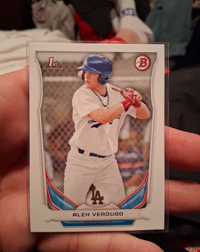 2014 Bowman Draft #DP59 Alex Verdugo — front