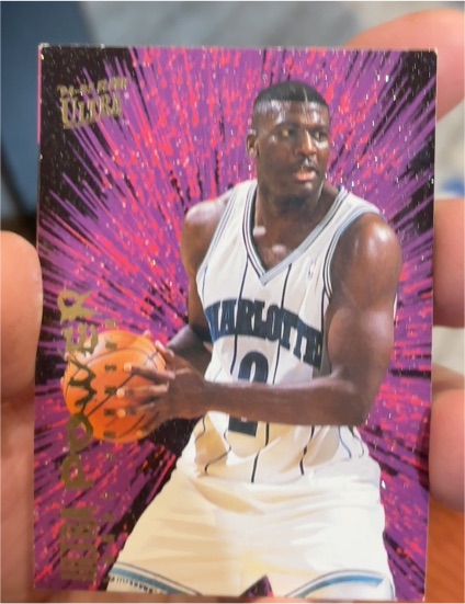 1994-95 Fleer Ultra #3 Larry Johnson Ultra Power — front