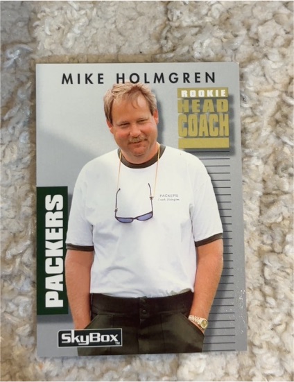 1992 SkyBox Primetime #148 Mike Holmgren — front
