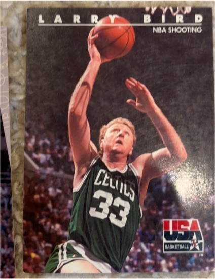 1992 SkyBox USA #17 Larry Bird — front