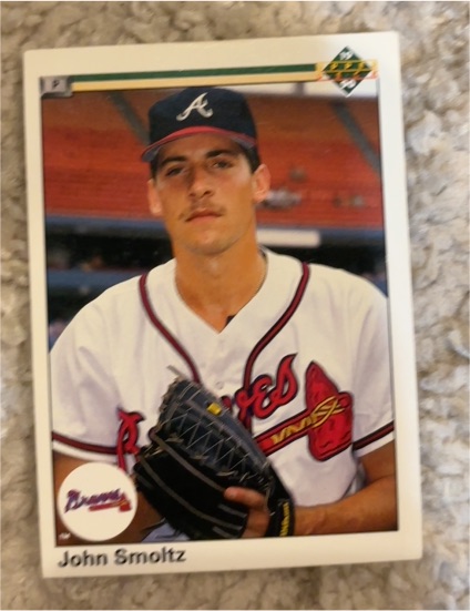 1990 Upper Deck #535 John Smoltz — front