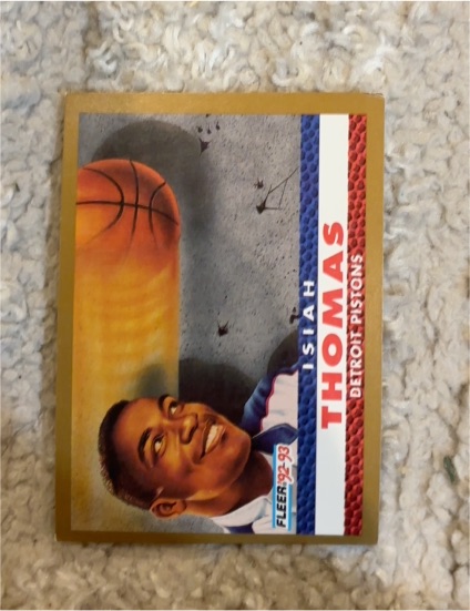 1992-93 Fleer #255 Isiah Thomas — front