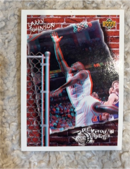 1993-94 Upper Deck Playground Legends #71 Larry Johnson — front