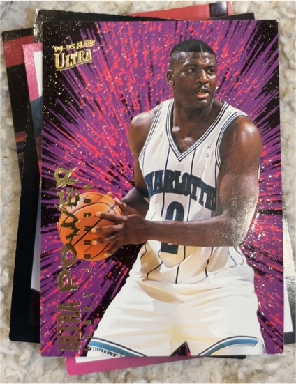 1994-95 Fleer Ultra #3 Larry Johnson Ultra Power — front