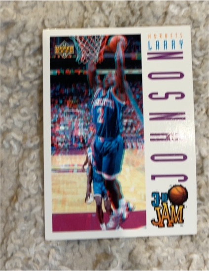 1993-94 Upper Deck Pro View 3D #95 Larry Johnson — front